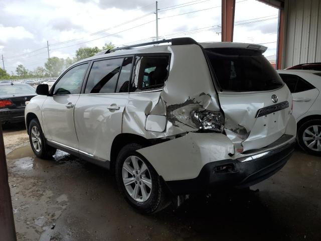 5TDZK3EH4DS136765 - 2013 TOYOTA HIGHLANDER BASE Ақ фото 2