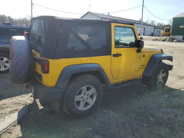 1J4AA2D15BL529701 - 2011 JEEP WRANGLER SPORT YELLOW photo 3