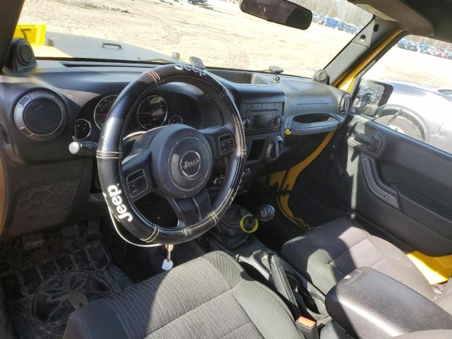 1J4AA2D15BL529701 - 2011 JEEP WRANGLER SPORT YELLOW photo 8