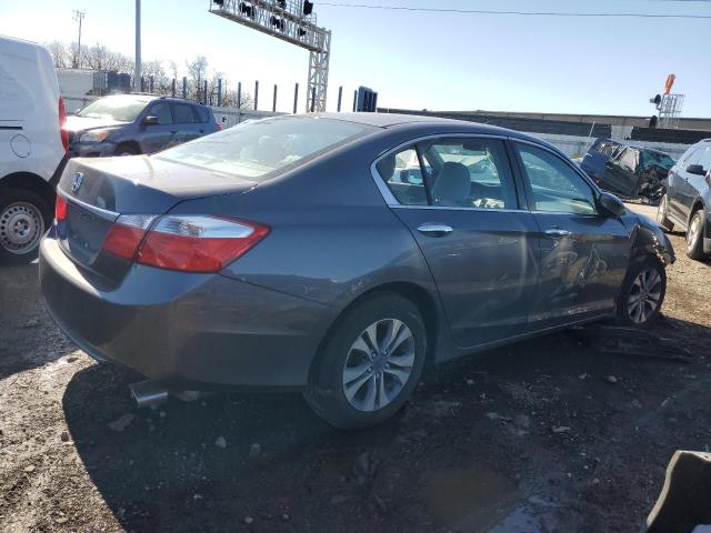 1HGCR2F39EA222264 - 2014 HONDA ACCORD LX GRAY photo 3