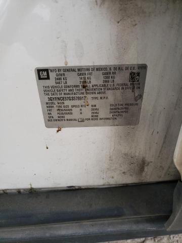 3GYFNCE37GS578917 - 2016 CADILLAC SRX PERFORMANCE COLLECTION Biały zdjęcie 13