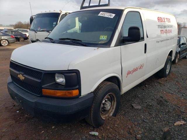 1GCWGFCF2F1227914 - 2015 CHEVROLET CHEVY VAN WHITE photo 1