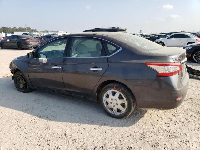 3N1AB7APXEL695281 - 2014 NISSAN SENTRA S GRAY photo 2