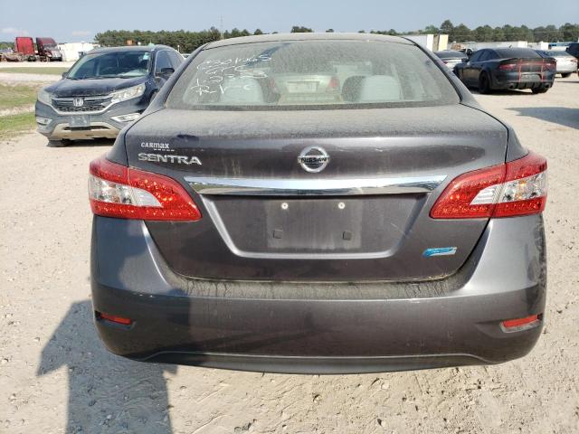 3N1AB7APXEL695281 - 2014 NISSAN SENTRA S GRAY photo 6