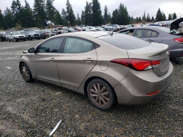 5NPDH4AE2EH469113 - 2014 HYUNDAI ELANTRA SE TAN photo 2