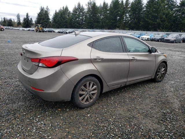 5NPDH4AE2EH469113 - 2014 HYUNDAI ELANTRA SE TAN photo 3