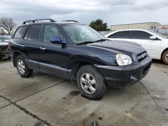 KM8SC13E45U008112 - 2005 HYUNDAI SANTA FE GLS BLUE photo 4