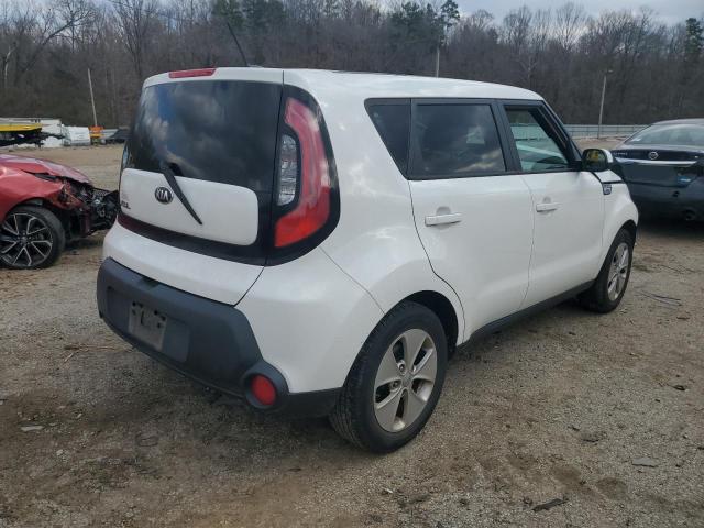 KNDJN2A23F7176123 - 2015 KIA SOUL WHITE photo 3