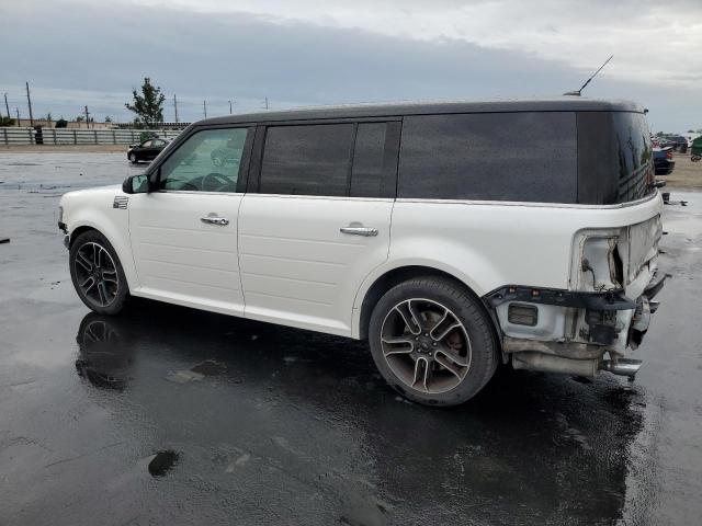 2FMHK6DT0DBD32749 - 2013 FORD FLEX LIMITED WHITE photo 2