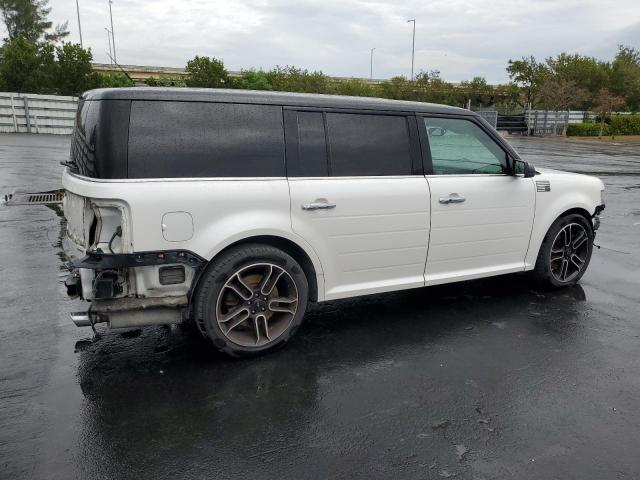 2FMHK6DT0DBD32749 - 2013 FORD FLEX LIMITED WHITE photo 3