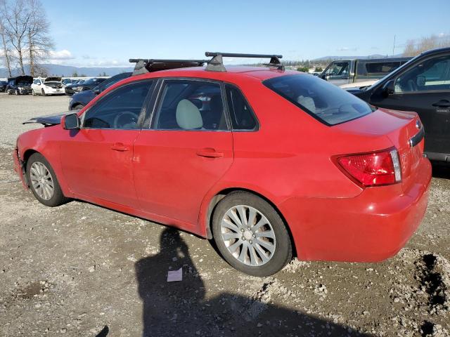 JF1GE616X8H518738 - 2008 SUBARU IMPREZA 2.5I RED photo 2