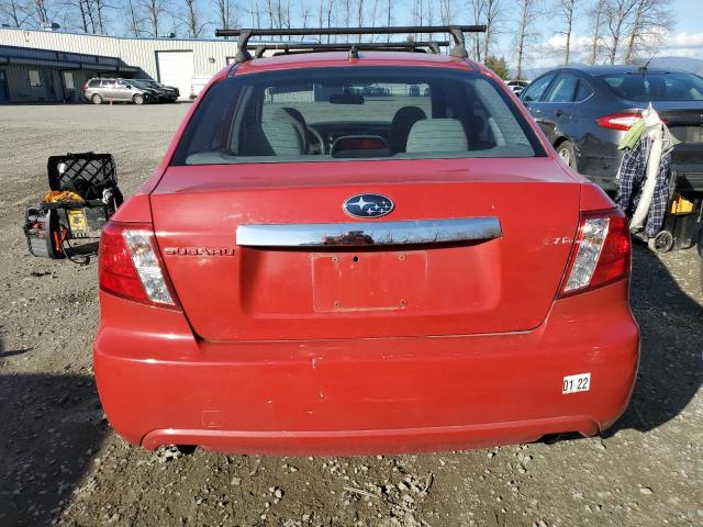 JF1GE616X8H518738 - 2008 SUBARU IMPREZA 2.5I RED photo 6