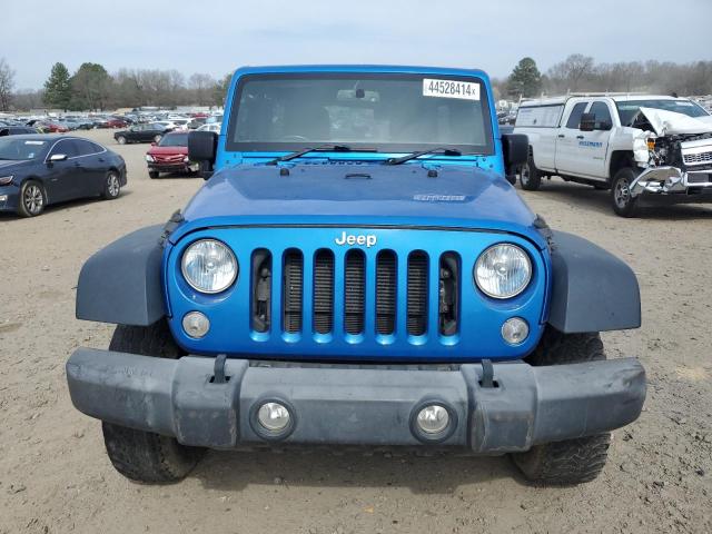 1C4BJWKG5GL293504 - 2016 JEEP WRANGLER U SPORT BLUE photo 5