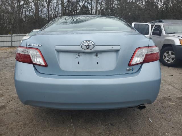 4T1BB46K59U106528 - 2009 TOYOTA CAMRY HYBRID BLUE photo 6