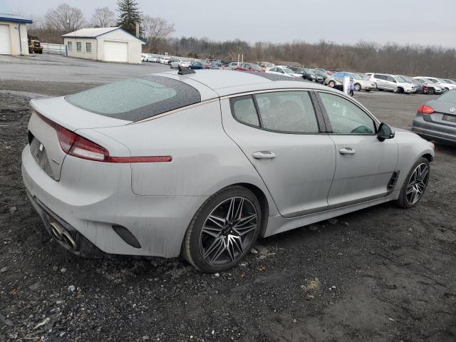 KNAE45LC8N6108378 - 2022 KIA STINGER GT1 GRAY photo 3