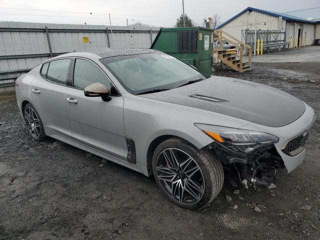 KNAE45LC8N6108378 - 2022 KIA STINGER GT1 GRAY photo 4