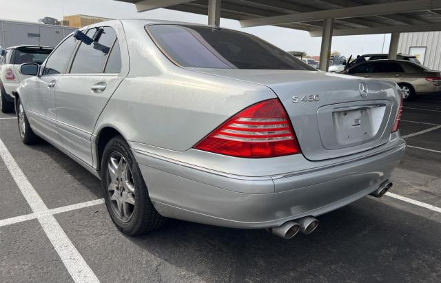 WDBNG70J03A340734 - 2003 MERCEDES-BENZ S 430 SILVER photo 3