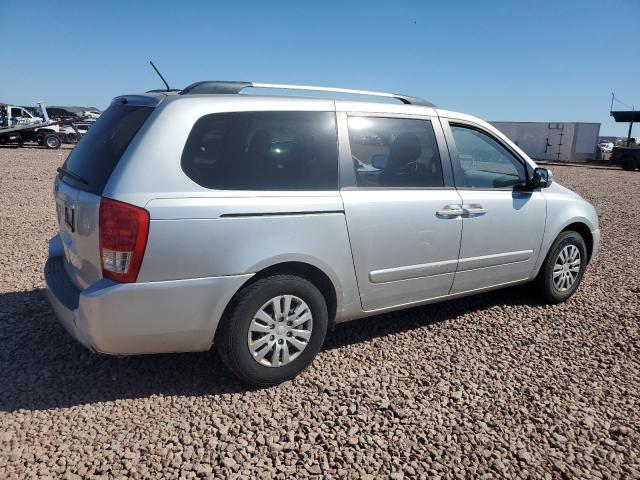 KNDMG4C70C6468793 - 2012 KIA SEDONA LX SILVER photo 3