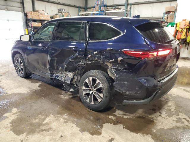 5TDGZRBH7NS561215 - 2022 TOYOTA HIGHLANDER XLE 蓝色 照片 2