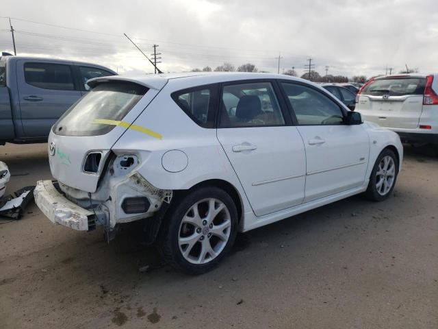 JM1BK344281875703 - 2008 MAZDA 3 HATCHBACK WHITE photo 3