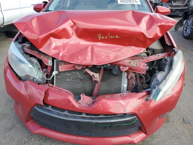 2T1BURHE8GC721488 - 2016 TOYOTA COROLLA L RED photo 11