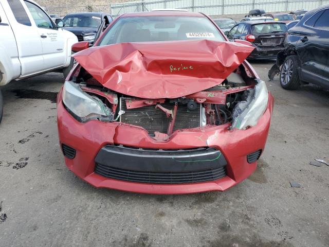 2T1BURHE8GC721488 - 2016 TOYOTA COROLLA L RED photo 5