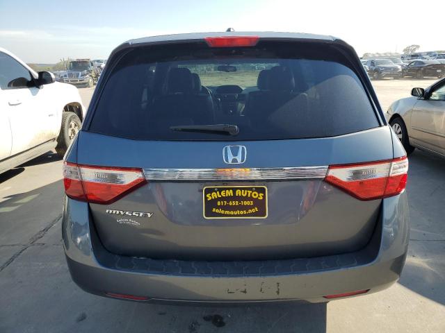 5FNRL5H61BB103372 - 2011 HONDA ODYSSEY EXL GRAY photo 6