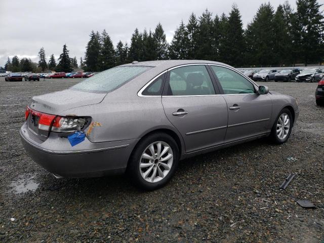 KMHFC46F47A234680 - 2007 HYUNDAI AZERA SE GRAY photo 3