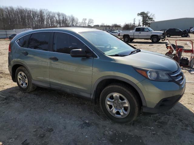 2HKRM3H30CH507953 - 2012 HONDA CR-V LX TEAL photo 4