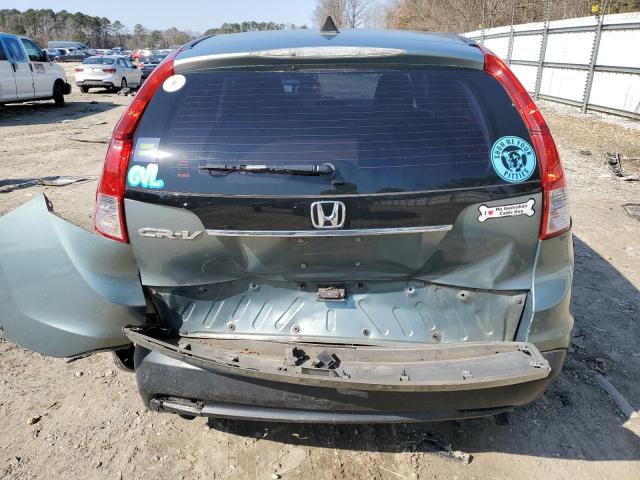 2HKRM3H30CH507953 - 2012 HONDA CR-V LX TEAL photo 6