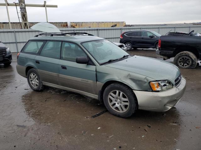 4S3BH675447619669 - 2004 SUBARU LEGACY OUTBACK AWP 绿色 照片 4