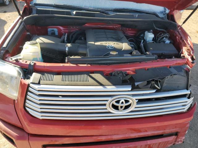5TFAW5F17EX330880 - 2014 TOYOTA TUNDRA CREWMAX PLATINUM 红色 照片 11