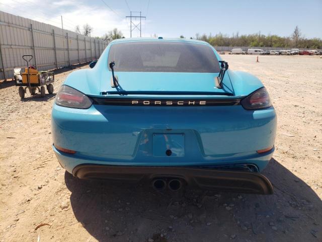 WP0AA2A84JK260571 - 2018 PORSCHE CAYMAN BLUE photo 6