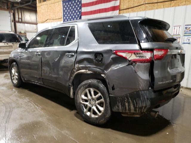 1GNEVGKW4LJ322597 - 2020 CHEVROLET TRAVERSE LT GRAY photo 2