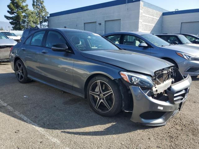 55SWF4JB7JU280047 - 2018 MERCEDES-BENZ C 300 GRAY photo 4