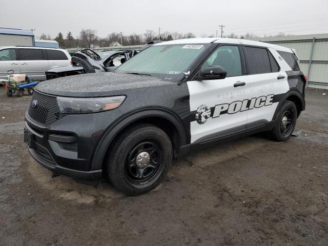 1FM5K8AB6LGA55770 - 2020 FORD EXPLORER POLICE INTERCEPTOR TWO TONE photo 1