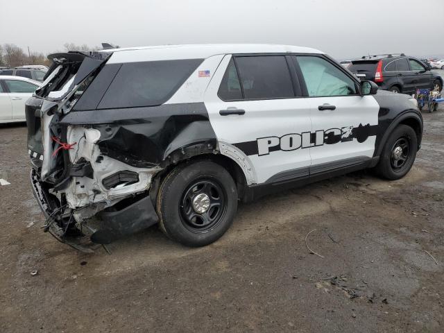 1FM5K8AB6LGA55770 - 2020 FORD EXPLORER POLICE INTERCEPTOR TWO TONE photo 3