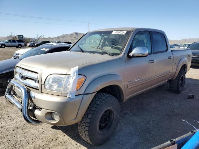 5TBDT44106S546783 - 2006 TOYOTA TUNDRA DOUBLE CAB SR5 BEIGE photo 1