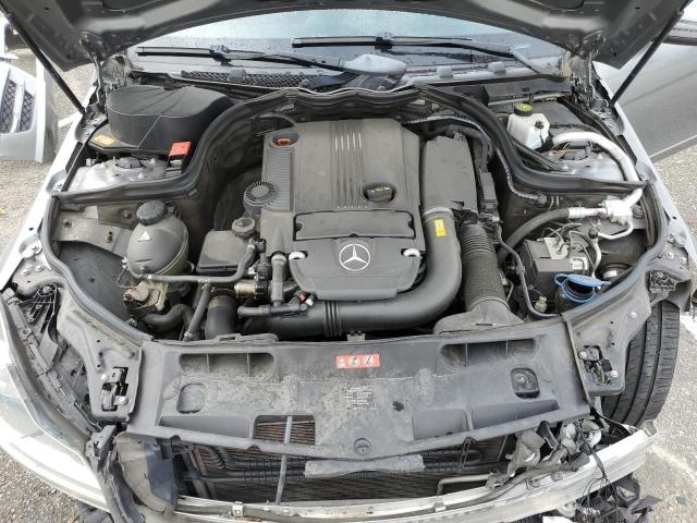 WDDGF4HBXDA781125 - 2013 MERCEDES-BENZ C 250 SILVER photo 11