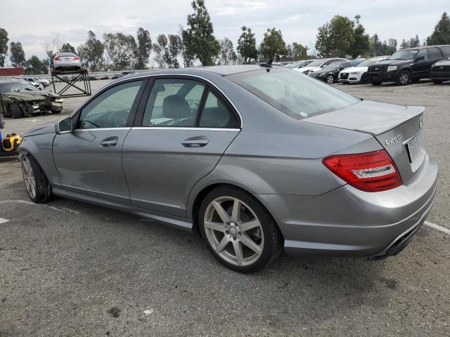 WDDGF4HBXDA781125 - 2013 MERCEDES-BENZ C 250 SILVER photo 2