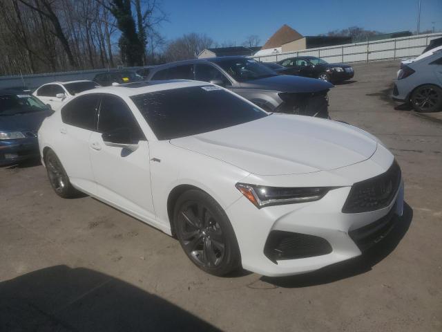 19UUB5F54MA006736 - 2021 ACURA TLX TECH A WHITE photo 4