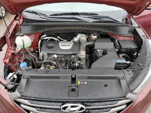 KM8J3CA22GU087525 - 2016 HYUNDAI TUCSON LIMITED MAROON photo 11