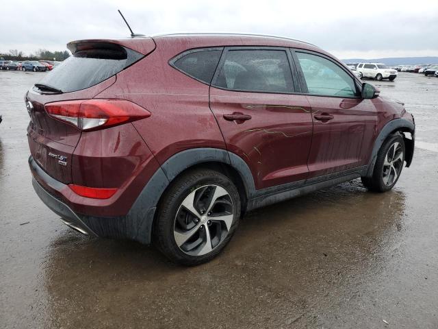 KM8J3CA22GU087525 - 2016 HYUNDAI TUCSON LIMITED MAROON photo 3