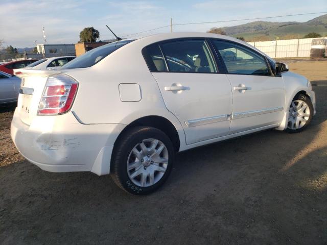 3N1AB6AP0CL687312 - 2012 NISSAN SENTRA 2.0 WHITE photo 3