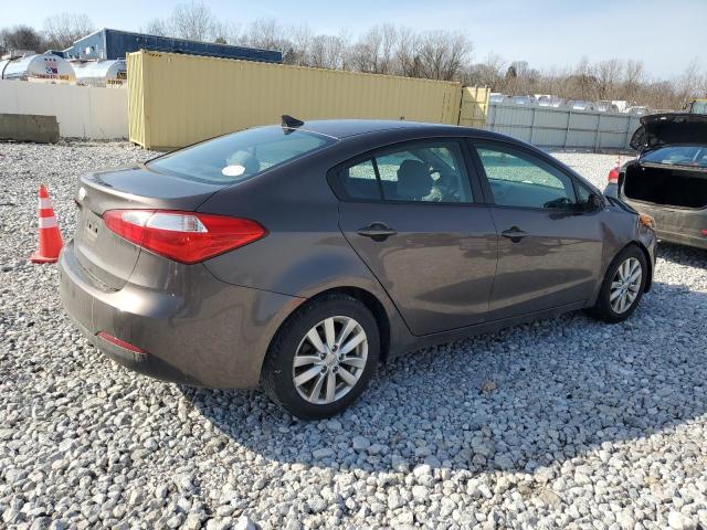 KNAFX4A62E5192402 - 2014 KIA FORTE LX GRAY photo 3