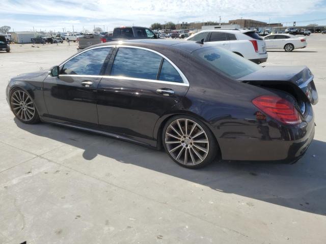 WDDUG8CB0HA326112 - 2017 MERCEDES-BENZ S 550 BLACK photo 2