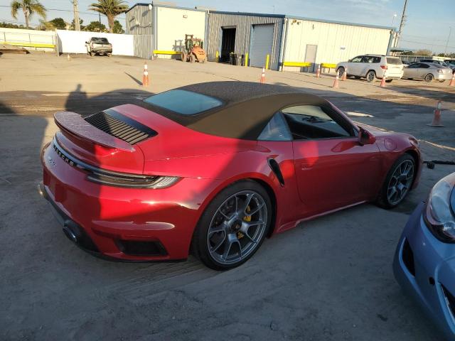 WP0CD2A90MS263755 - 2021 PORSCHE 911 TURBO RED photo 3