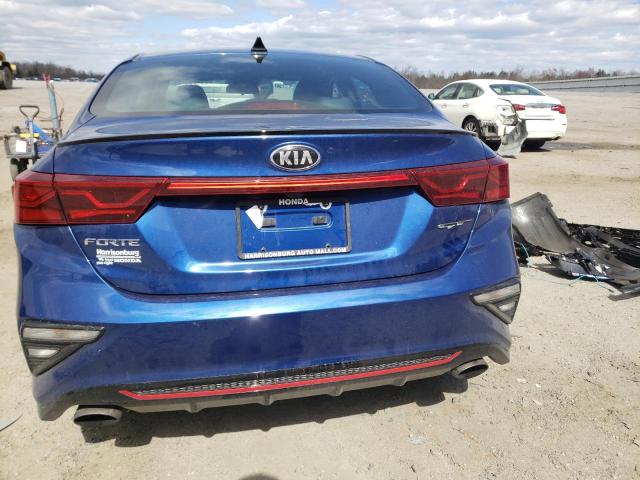 3KPF44AC5ME416475 - 2021 KIA FORTE GT BLUE photo 6