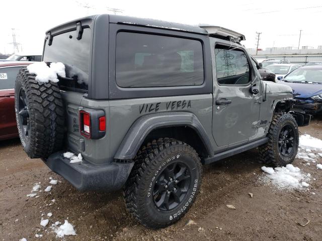 1C4HJXAG4MW662154 - 2021 JEEP WRANGLER SPORT GRAY photo 3