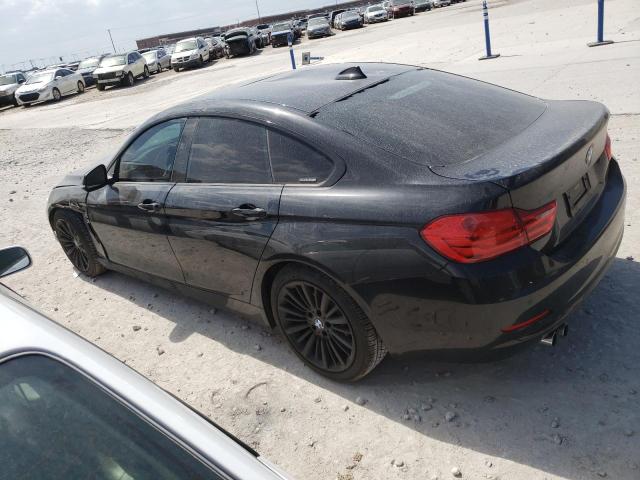 WBA4A5C57FD410280 - 2015 BMW 428 I GRAN COUPE BLACK photo 2